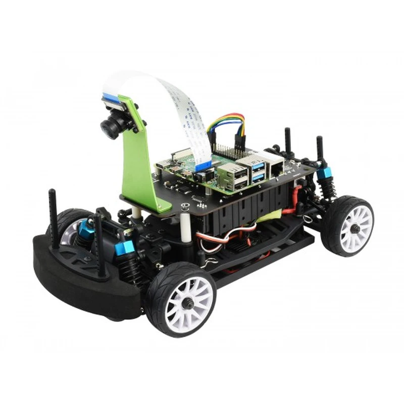 Robot da corsa AI ad alta velocità alimentato da Raspberry Pi 4